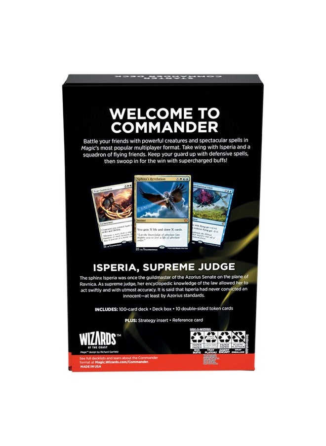 Magic the Gathering Magic: The Gathering Starter Commander Deck - First Flight (White-Blue) | Ready-to-Play Deck for Beginners and Fans | Ages 13+ | Collectible Card Games  - Image 5