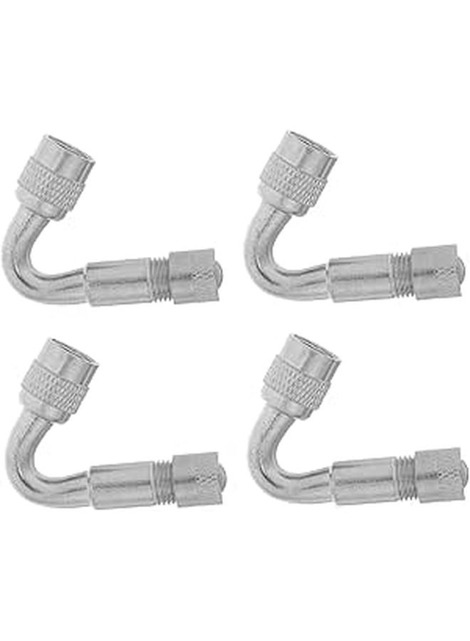 Yardwe 4 Pack Angled Valve Stem Extenders for Car and Motorcycle Tires Easy Access - Image 1