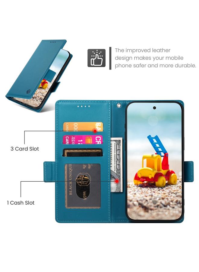 S-TOP Case For Google Pixel 9 Pro Side Buckle Magnetic Frosted Leather Phone Case - Image 4