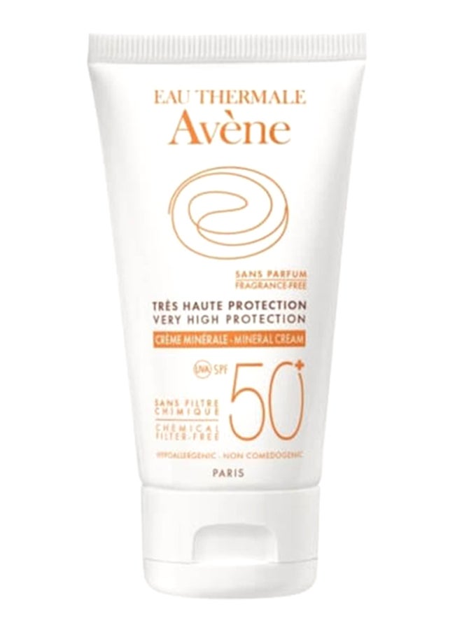 AVENE Very High Protection Mineral Cream SPF50+ Suncare 50 ml 50ml - Image 2