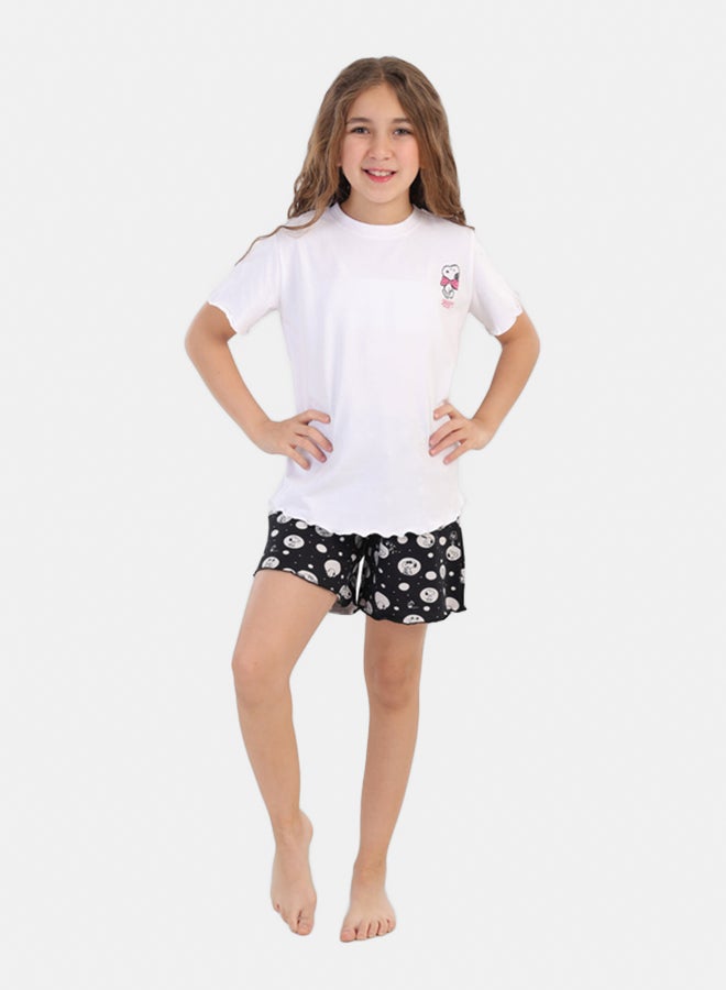 Carina Girly Printed Snoopy Pyjama Set - Image 1