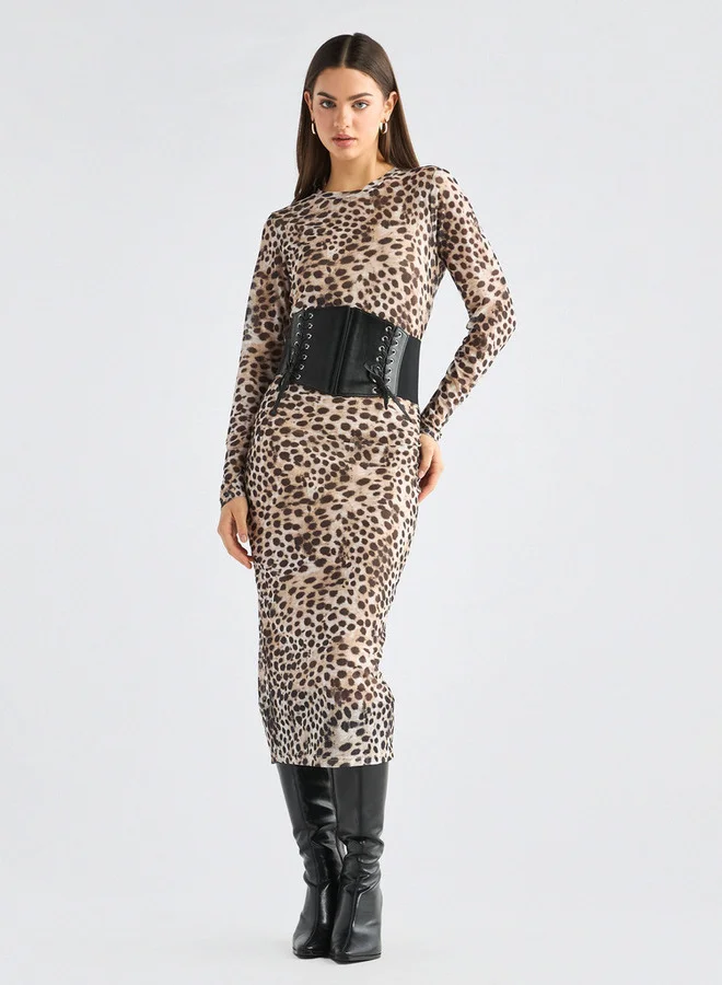 Splash FAV Leopard Print Dress
