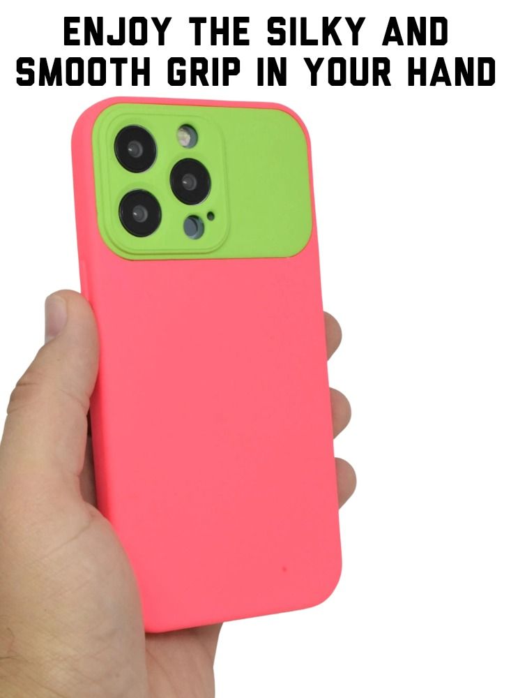 BORTONY iPhone 14 Pro Case Silicone Camera Protected Anti Scratch Cover With Microfiber Lining Compatible With iPhone 14 Pro Cover 6.1 inch - Image 3