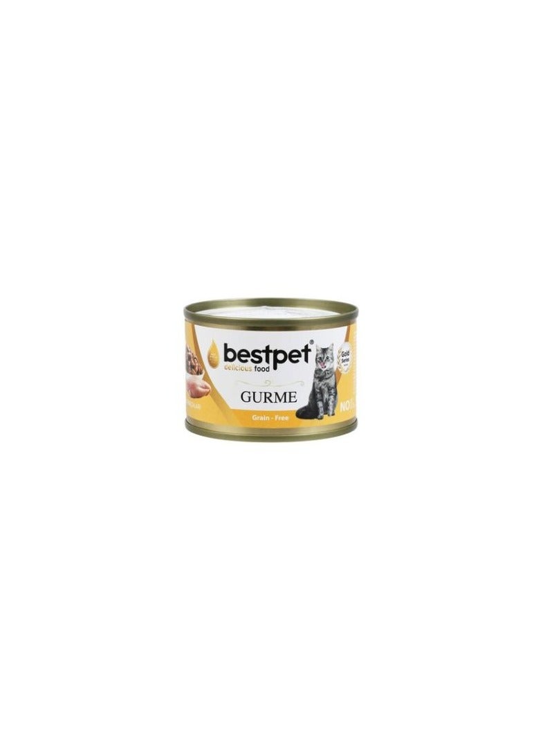 بيست بت بست بِت جورمي قطع أكل رطب بالفراخ في الجيلي للقطط البالغة 100 جم