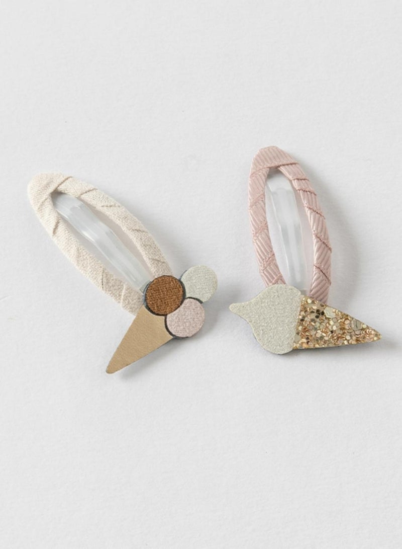 Dave & Bella Ice Cream Hair Clip - Image 3