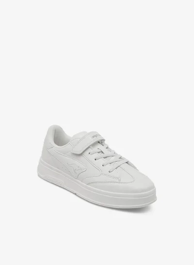 kangaROOS Girl's Panelled Sports Shoes with Hook and Loop Closure
