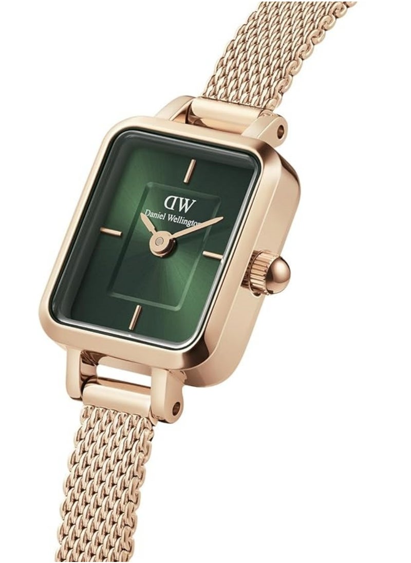 DW Home - Ladies Mini Watch Rose gold green dial stainless steel - Image 1