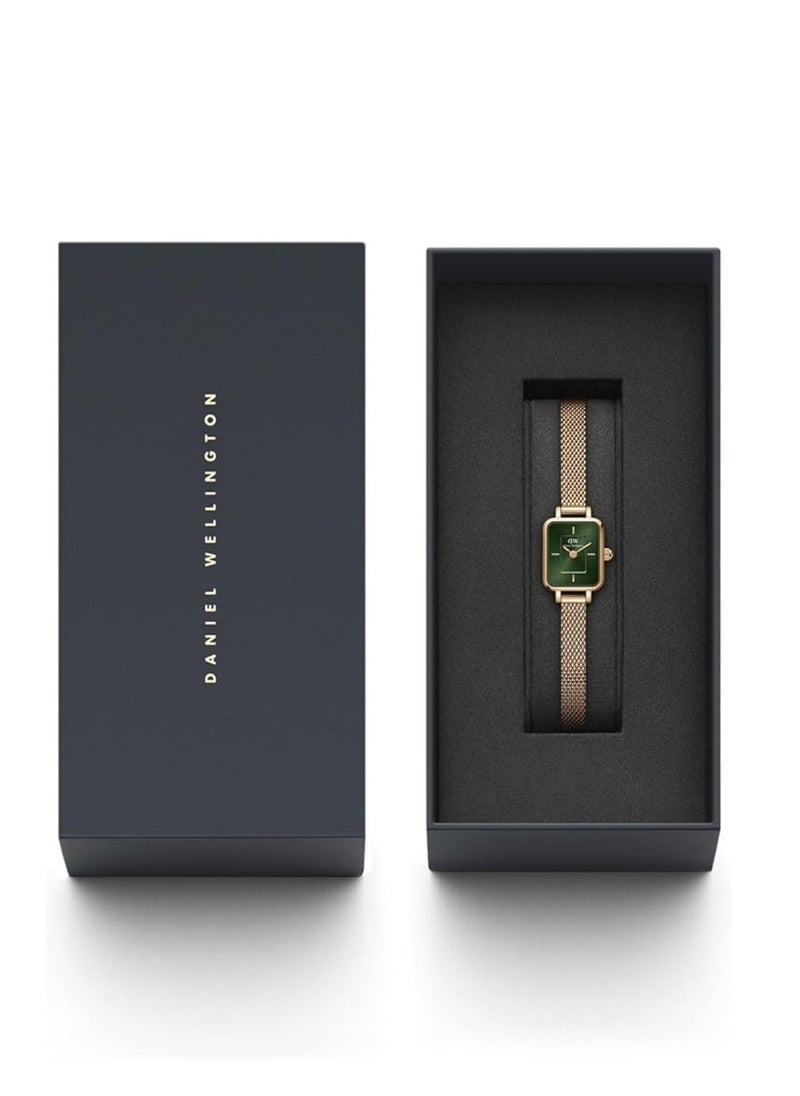 DW Home - Ladies Mini Watch Rose gold green dial stainless steel - Image 1