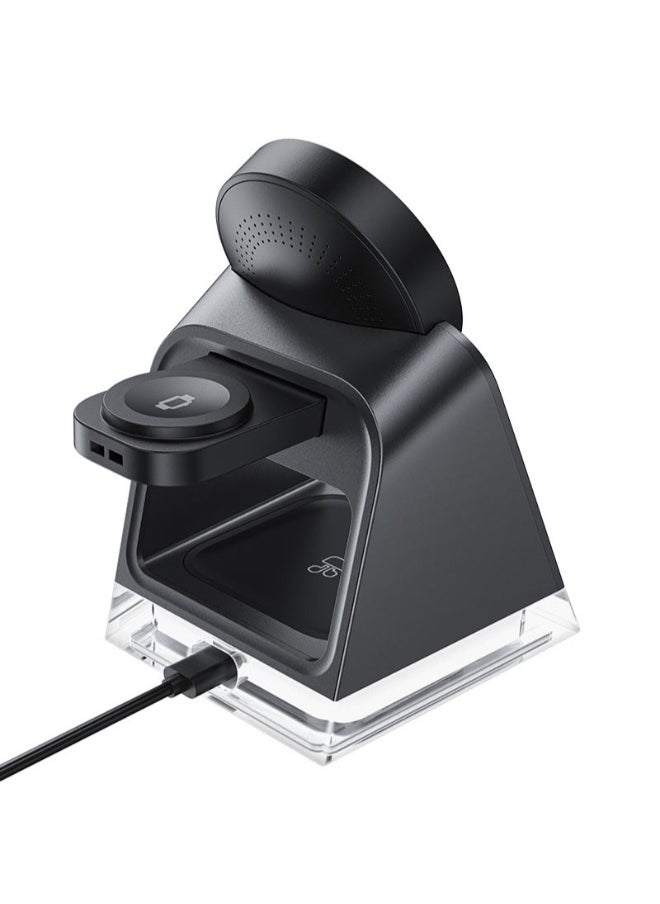 ACEFAST ACEFAST E17 Desktop 3-in-1 Wireless Charging Holder - Black  - Image 5