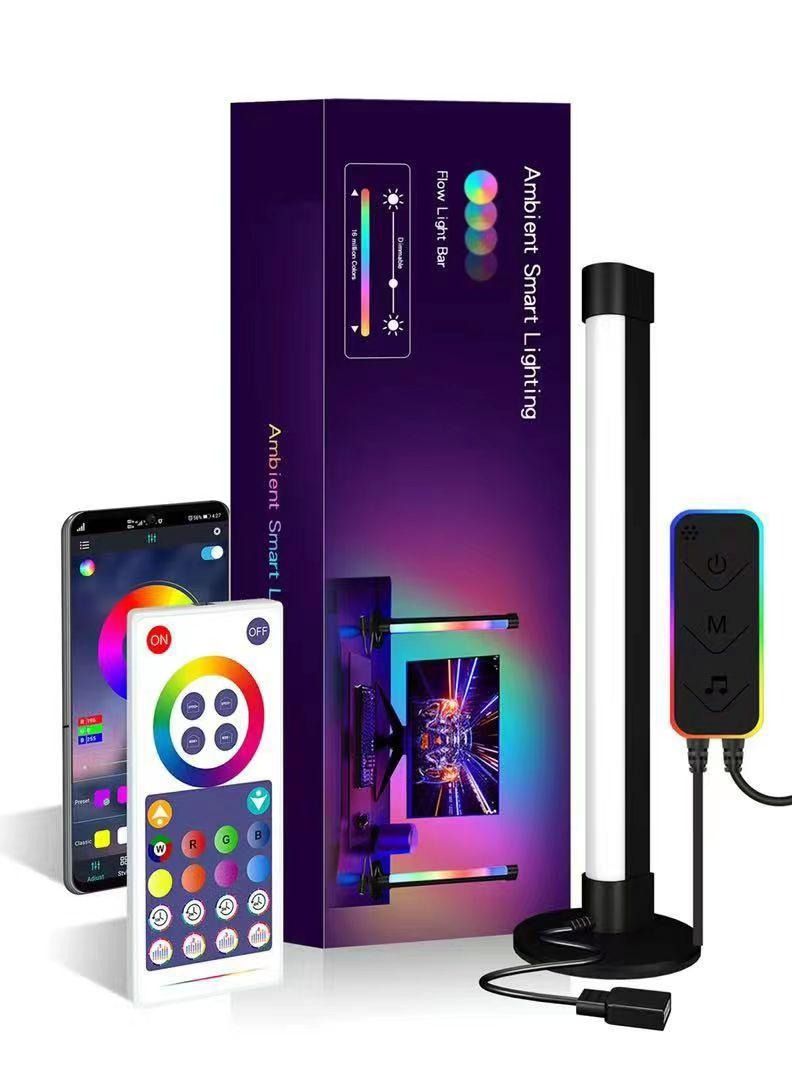 Smart RGB LED Light Bars Backlight Music Sync APP التحكم عن بعد ضوء الألعاب الولايات المتحدة - Image 1
