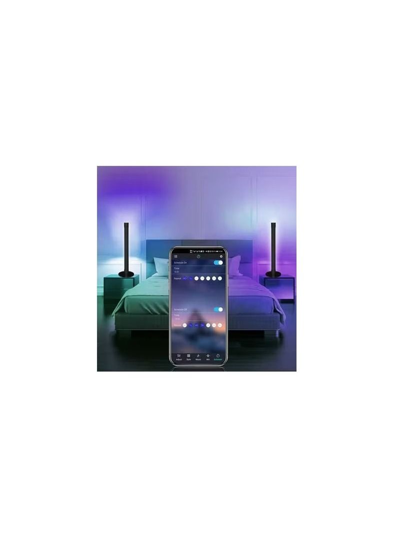 Smart RGB LED Light Bars Backlight Music Sync APP التحكم عن بعد ضوء الألعاب الولايات المتحدة - Image 4