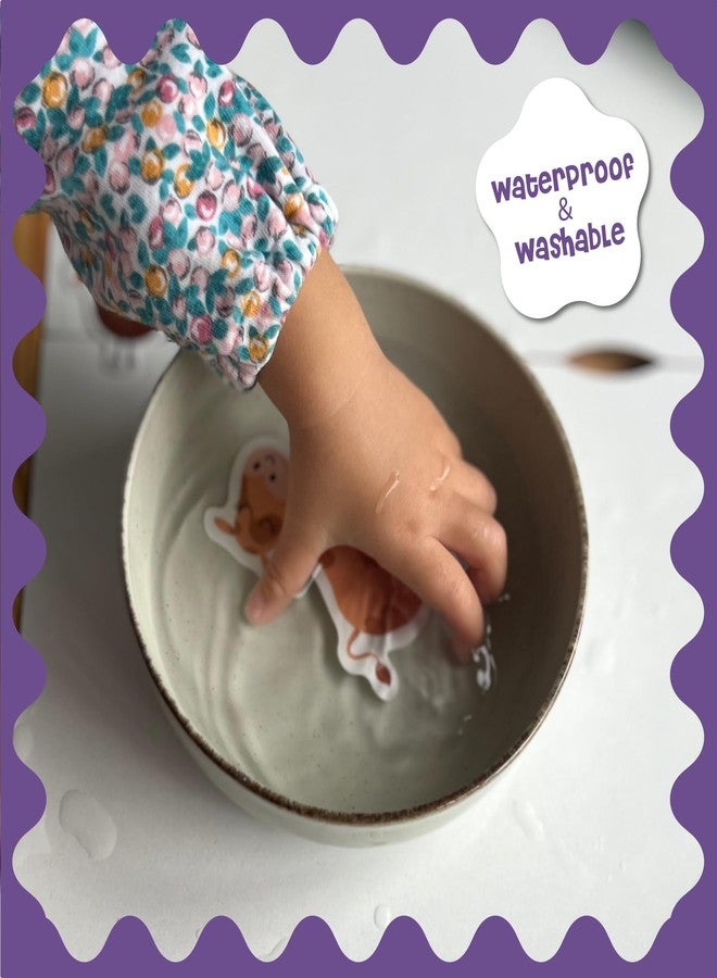 DINO MINI Stick4Ever Jelly Sticker Book - For Kids - Waterproof, Easy to Clean Jelly Stickers - Busy Book for Toddlers with 50 Pcs of Jelly Stickers (Under The Sea) - Image 4