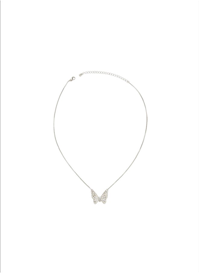 FOREVER 21 - Butterfly Charm Necklace - Image 1