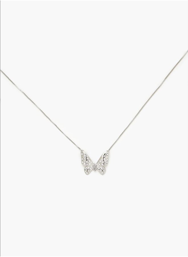 FOREVER 21 - Butterfly Charm Necklace - Image 1