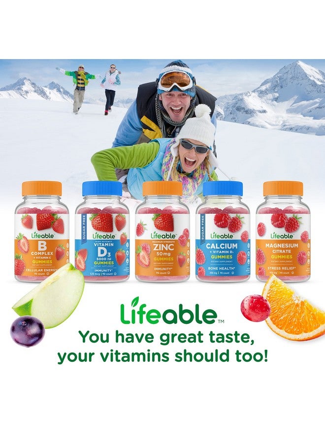 Lifeable Sugar Free Vitamin C - 250 mg - Great Tasting Natural Flavor Gummy Supplement - Vegetarian GMO-Free Chewable Vitamins - for Immune Support - for Adults - 90 Gummies - Image 5