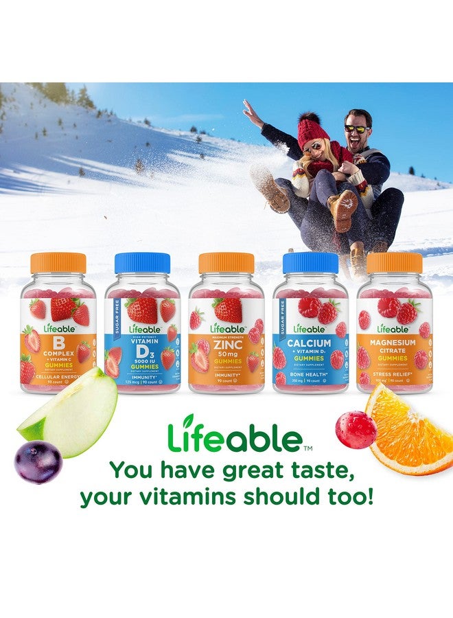 Lifeable Sugar Free Vitamin C - 250 mg - Great Tasting Natural Flavor Gummy Supplement - Vegetarian GMO-Free Chewable Vitamins - for Immune Support - for Adults - 90 Gummies - Image 4