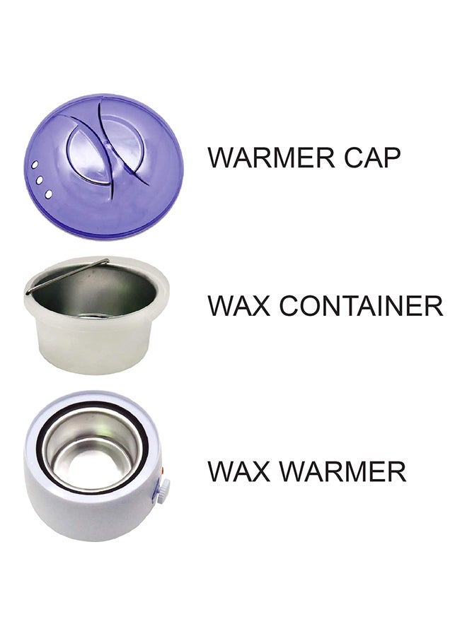 ELTRAZONE Electric Hair Removal Wax Heater 500ml – Multicolor Wax Warmer for Fast, Professional-Quality Body and Facial Hair Removal – Adjustable Temperature, Easy to Use, Suitable for All Skin Types – Salon-Grade Waxing at Home - Image 3