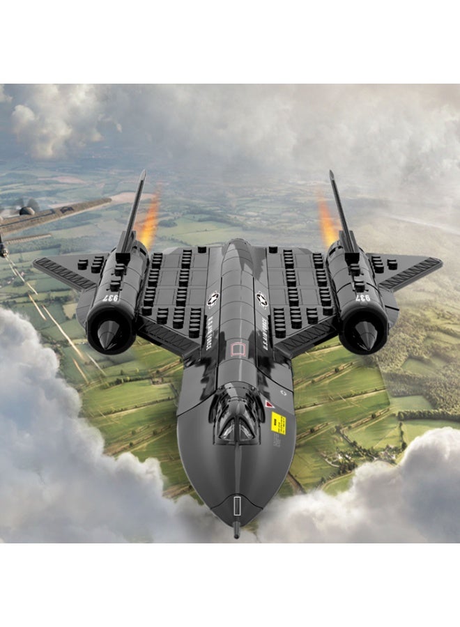 wange Blackbird Reconnaissance Aircraft SR-71 Building Blocks 4005 (Age 6+, 183 Pieces) - Image 5