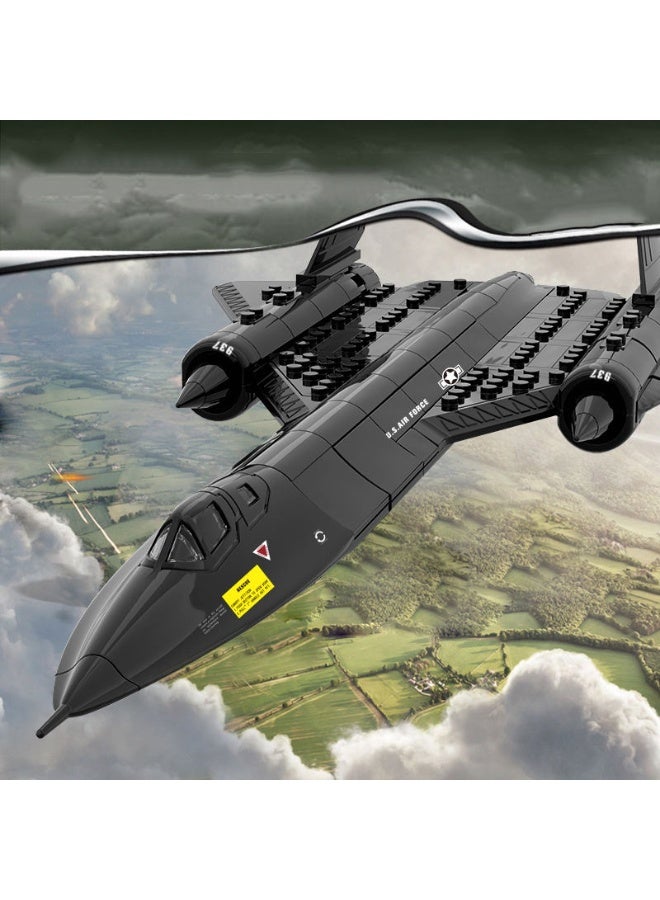 wange Blackbird Reconnaissance Aircraft SR-71 Building Blocks 4005 (Age 6+, 183 Pieces) - Image 2