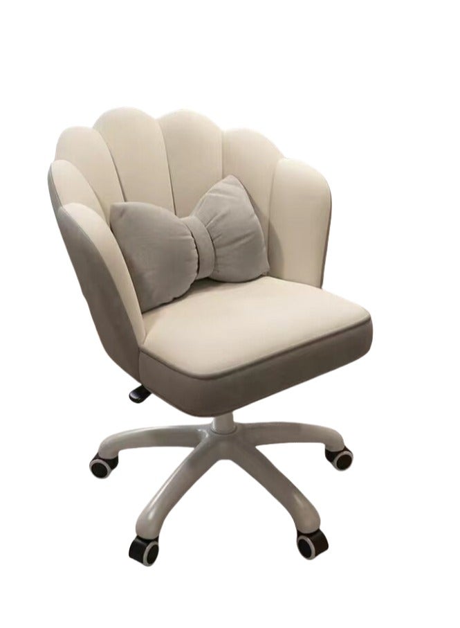 Tanwer Comfortable learning seat backrest, desk, swivel chair, dormitory chair, cute girl bedroom, computer chair - Image 3
