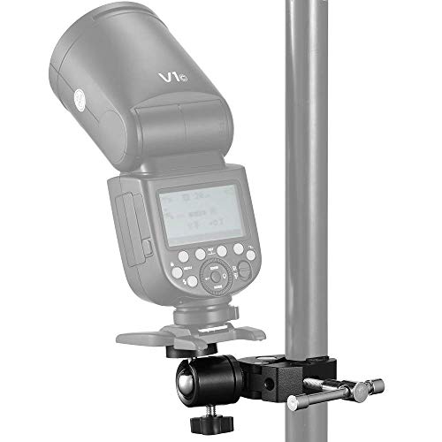 SHOPEE Camera Super Clamp and Ball Head Hot Shoe Mount 1/4" Male & 3/8" Male Threaded Screw Adapter Compatible with Camera Cage/Shoulder Rig/Tripod/Socket Studio/LED Panel - Image 2