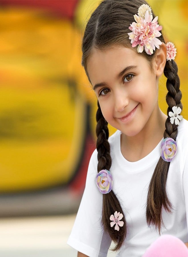 ELANE Hair Clips for Women and Girls - 24 Pcs Floral Accessories with Small Flower Details - Image 5