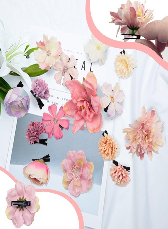ELANE Hair Clips for Women and Girls - 24 Pcs Floral Accessories with Small Flower Details - Image 3