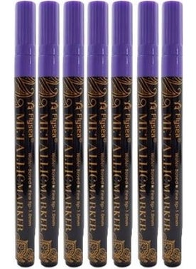 Profisher Sealing Wax Contour Touch Up Paint Pen Metallic 12 Color Options Purple  - Image 5