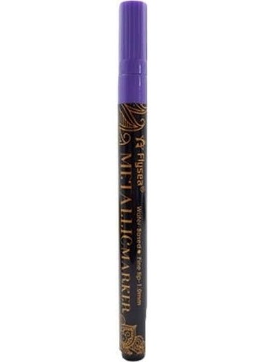 Profisher Sealing Wax Contour Touch Up Paint Pen Metallic 12 Color Options Purple  - Image 4