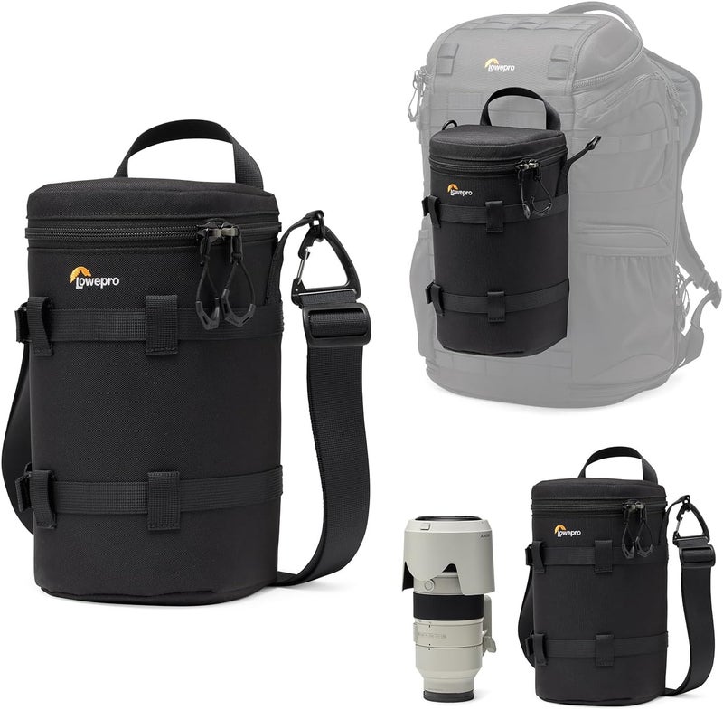 Lowepro ProTactic LCS 12 x 24 III Camera Lens Case, Camera Lens Pouch Bag, fits70-200mm F/2.8 (with hood), for DSLR,Mirrorless Cameras, Vol-2.5L Dim:9.45x4.72x4.72in, Camera Bag for Photographer/Video - Image 1