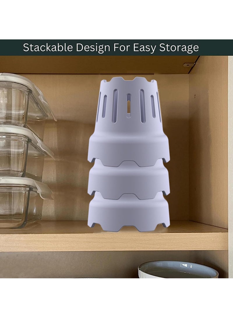 SYOSI 2 Piece Water Bottle Drying Rack, For Faster Drying, Drinking Glass And Sports Bottle Drainer Stand  - Image 5