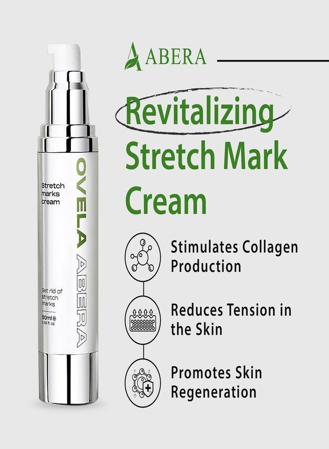 Abera Maternity Stretch Mark Cream for Pregnancy and Weight Fluctuations, Stretch Mark Treatment Pregnancy Must Haves, Deep Stretch Mark Removal - Image 3