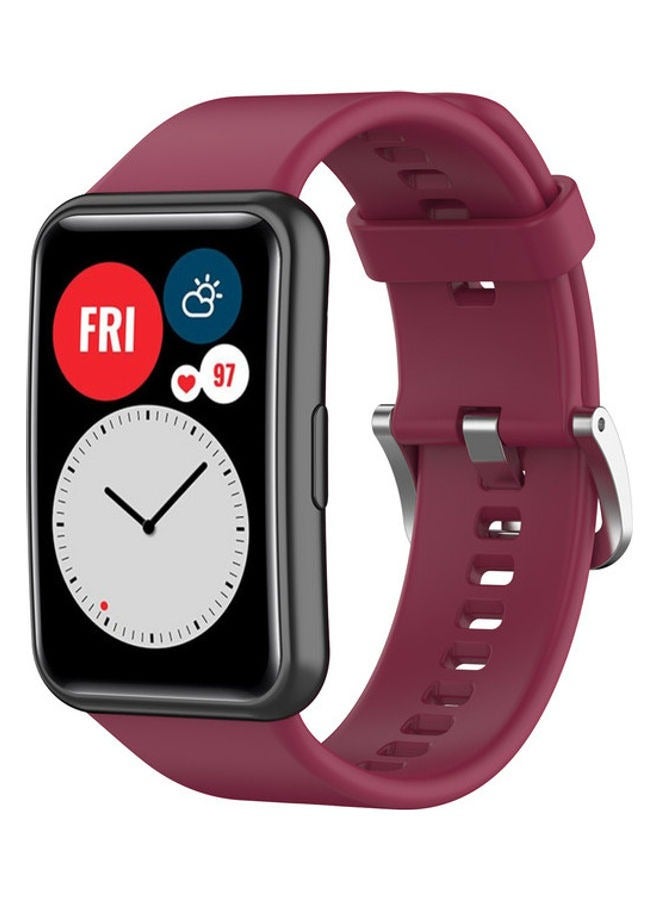 FITME Replacement Band For Huawei Watch Fit Claret - Image 3