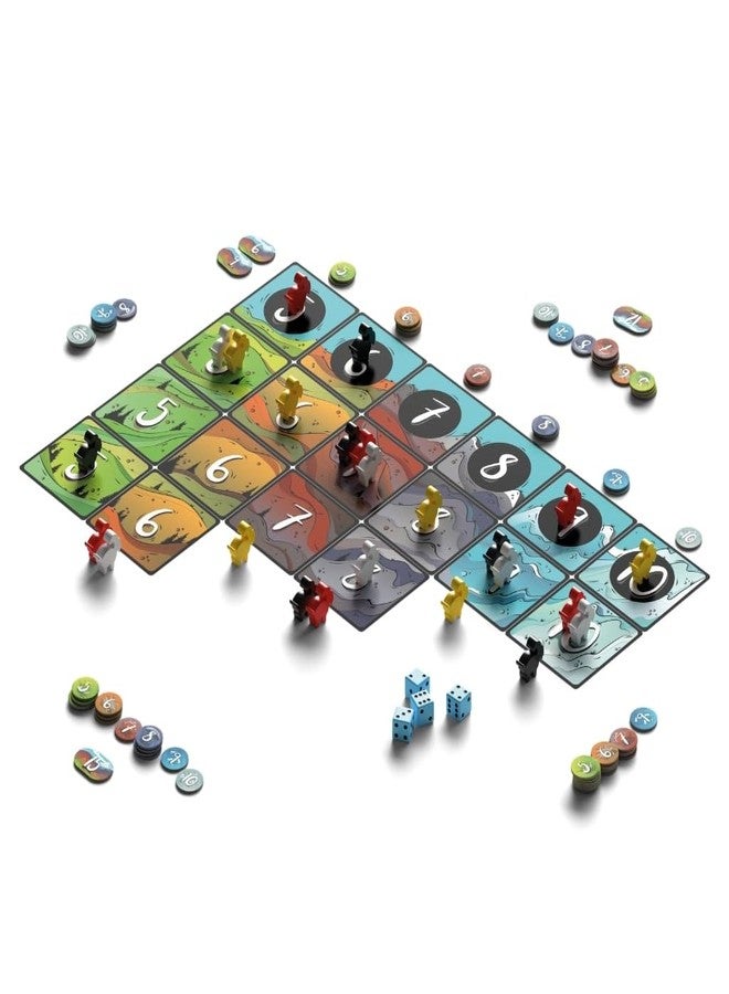 BOARD GAME TABLES.COM ماعز الجبال - لعبة لوحية - من 2 إلى 4 لاعبين - مدة اللعب 20 دقيقة - Image 4
