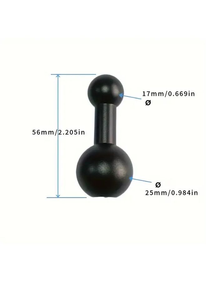 Double Ball Head Screw Adapter 25mm To 17mm Aluminum Alloy Camera Bracket Accessory - Image 4