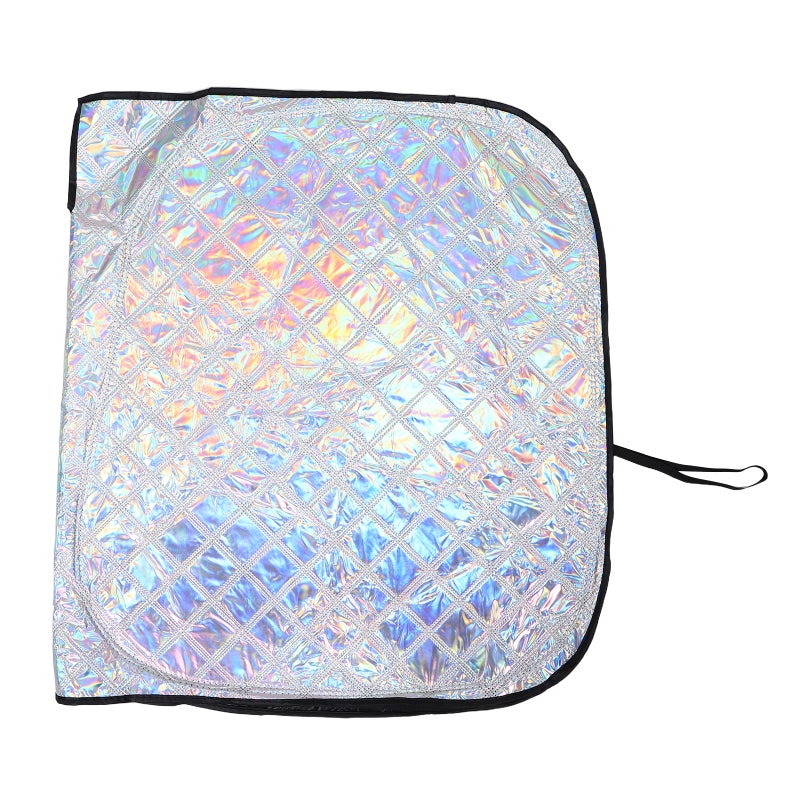 2pcs Car Windshield Sun Shade Umbrella Foldable Front Window Sunshade Heat Insulation for Cars SUVs Trucks - Image 5
