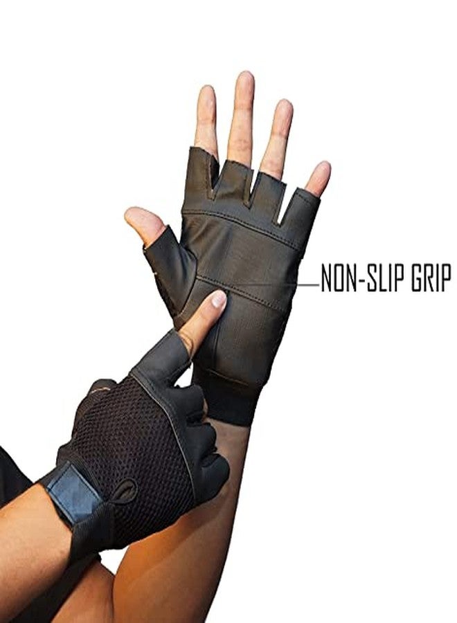 فينوم قفازات رياضية جلدية بلون برتقالي من فينوم، مثالية لرفع الأثقال، والتمارين الرياضية، والتدريب المتقاطع، والتمارين الرياضية، مناسبة للرجال والنساء. - Image 5