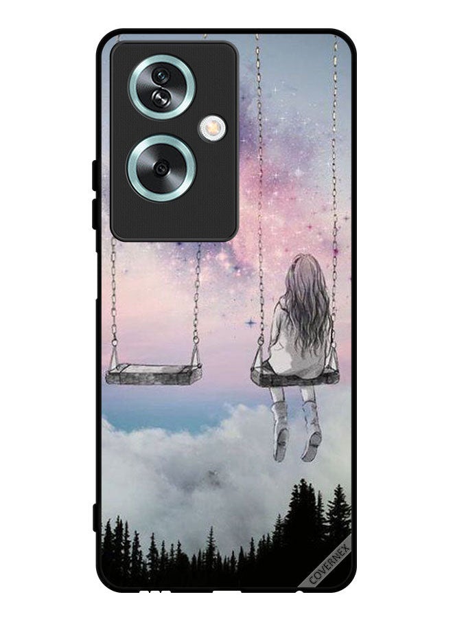 Covernex - Protective Case Cover For Oppo A79 Lonely Girl Art - Image 1