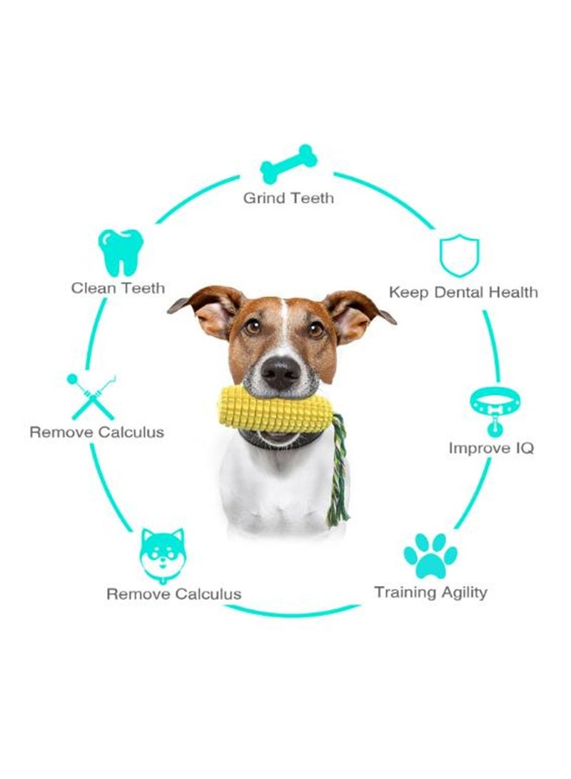 Pet toys corn sound teething stick chewing toothbrush dog toy tear-resistant and bite-resistant dog toy - Image 3