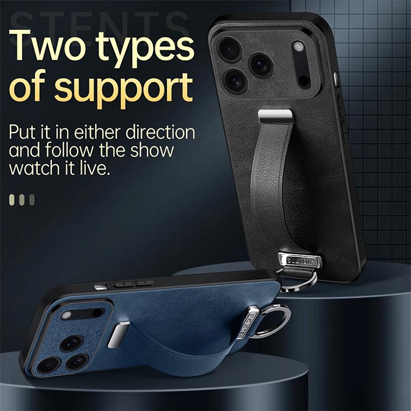 سولادا جراب هاتف من الجلد الهجين من سلسلة Tide Cool Series لجهاز iPhone 17 Pro Max (أسود) - Image 2