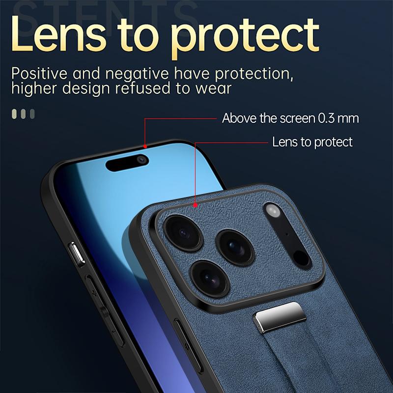 سولادا جراب هاتف من الجلد الهجين من سلسلة Tide Cool Series لجهاز iPhone 17 Pro Max (أسود) - Image 4