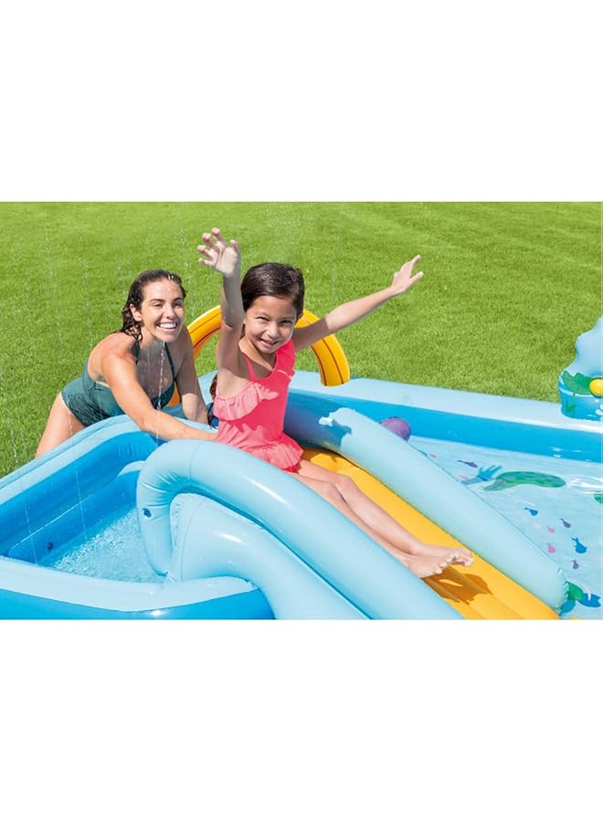 INTEX Inflatable Pool Play Center Jungle 258 X 216 X 84 Cm - Image 5