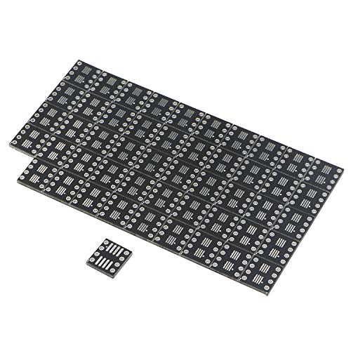 JIUWU 8 Pin Double-Side Prototype Printed Circuit PCB Adapter Universal Board Protoboard SO MSOP TSSOP SOIC SOP8 to DIP8 for DIY Soldering and Electronic Project - Image 1