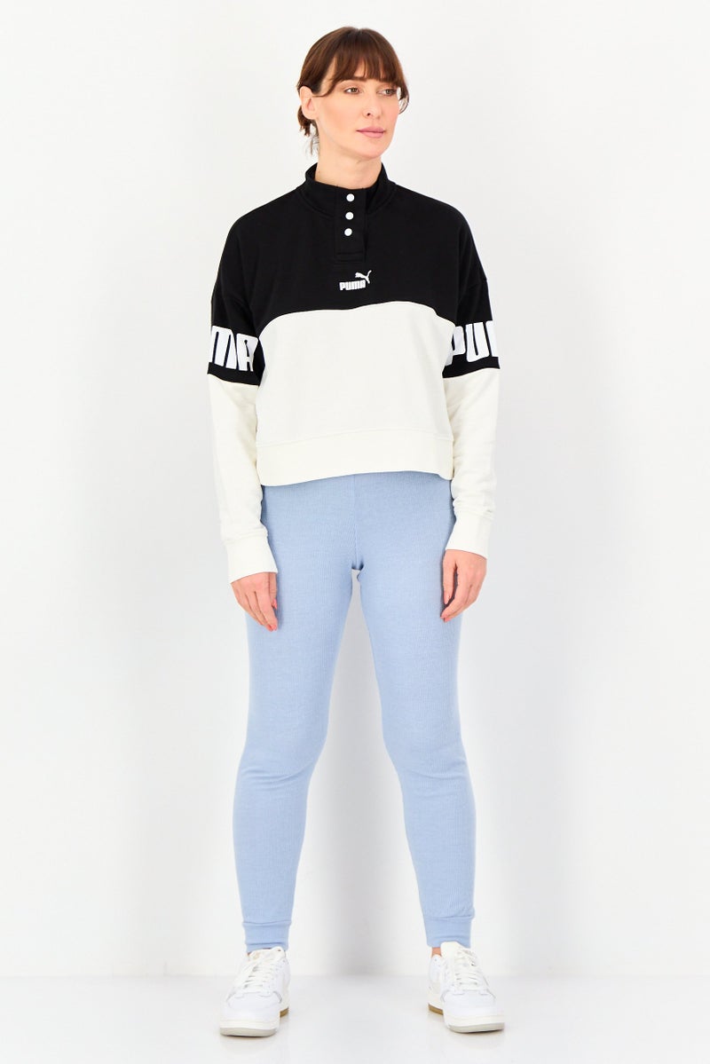 PUMA Women Relaxed Fit Long Sleeve Outdoor Sweatshirt, Multicolor - Image 2