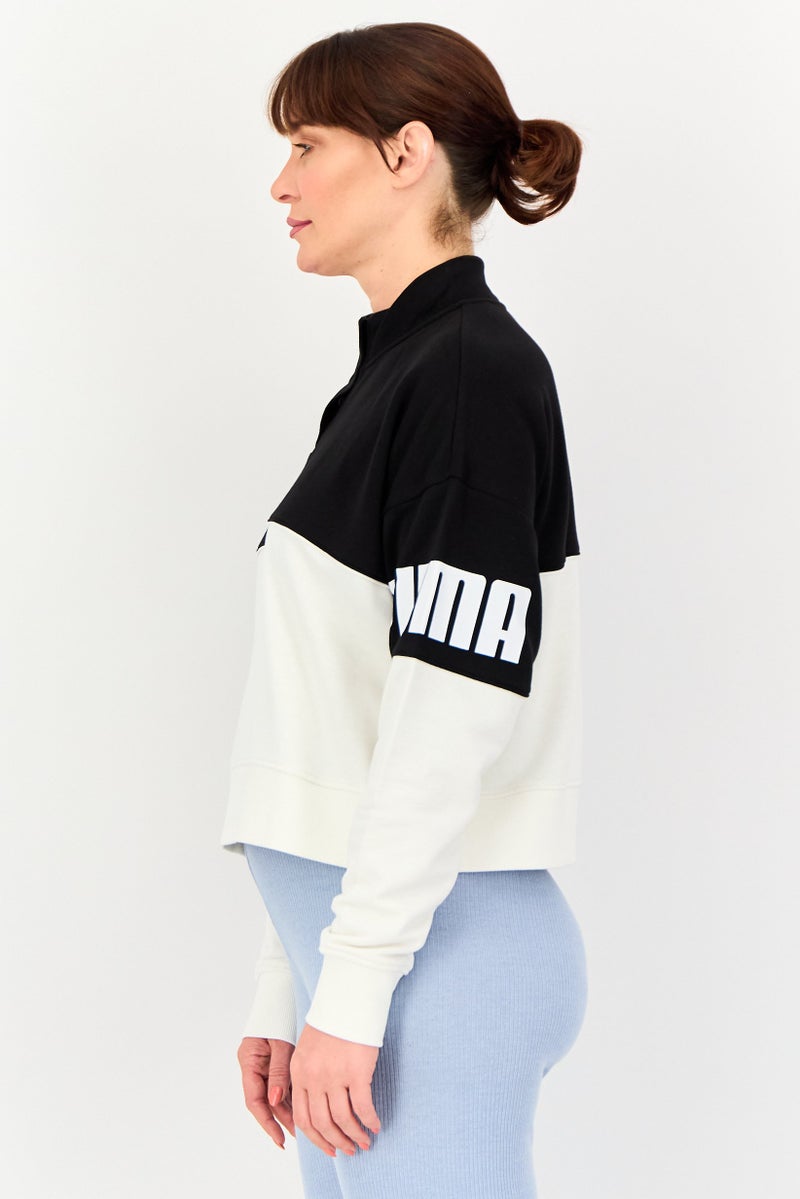 PUMA Women Relaxed Fit Long Sleeve Outdoor Sweatshirt, Multicolor - Image 4