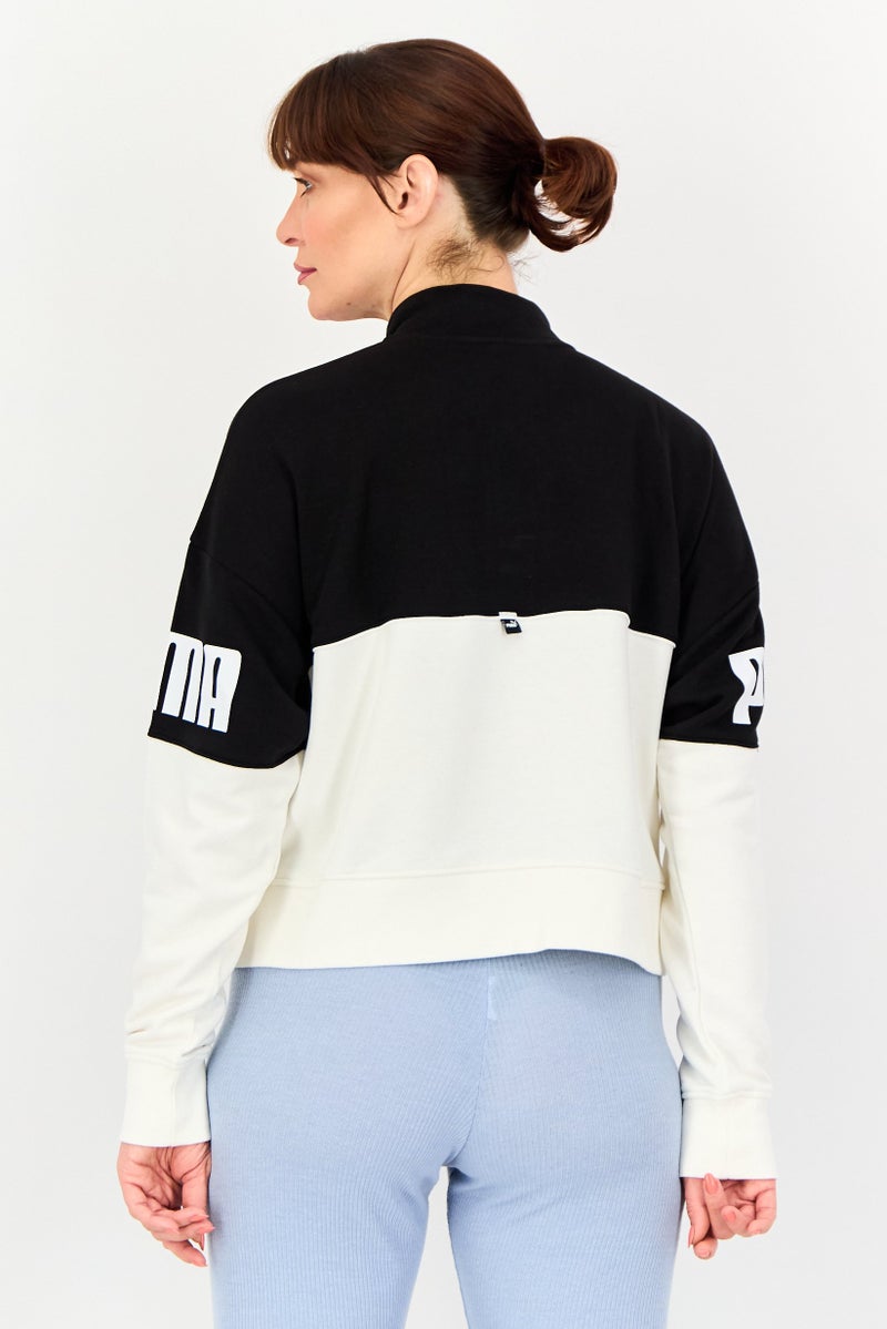 PUMA Women Relaxed Fit Long Sleeve Outdoor Sweatshirt, Multicolor - Image 3