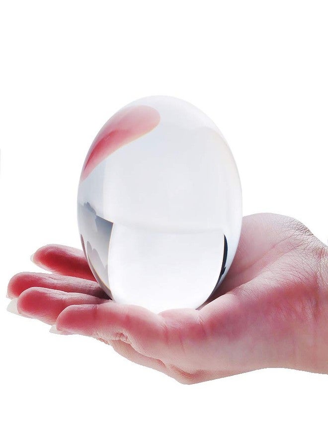 DSJUGGLING Clear Acrylic Contact Juggling Ball 4" - 100mm Great for Beginners, isolations, Body Rolls and Head balances - Image 1