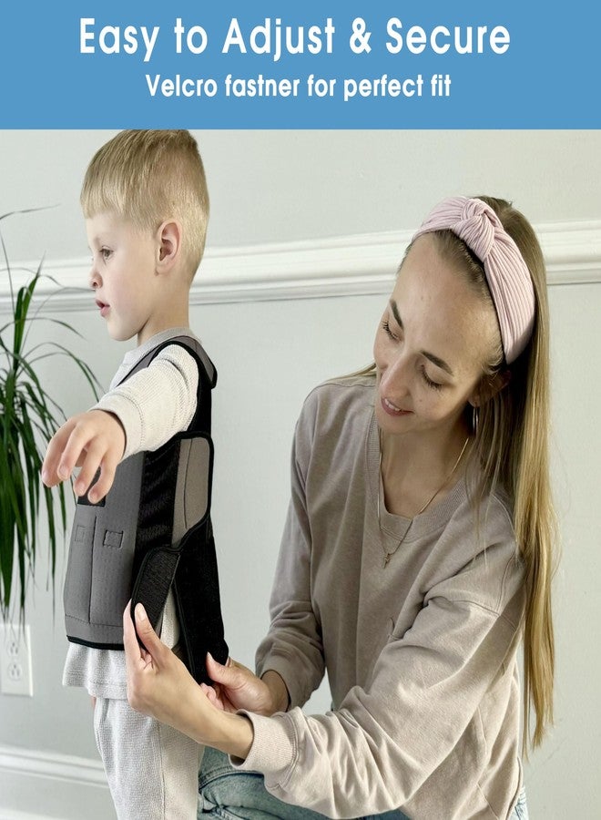Henhecy Weighted Vest for Kids - Compression Vest for Children with Sensory Issues, Autism, ADHD - Adjustable Kids Weighted Vest Includes 6 Removable Weights (Medium, Ages 5 to 9) - Image 5