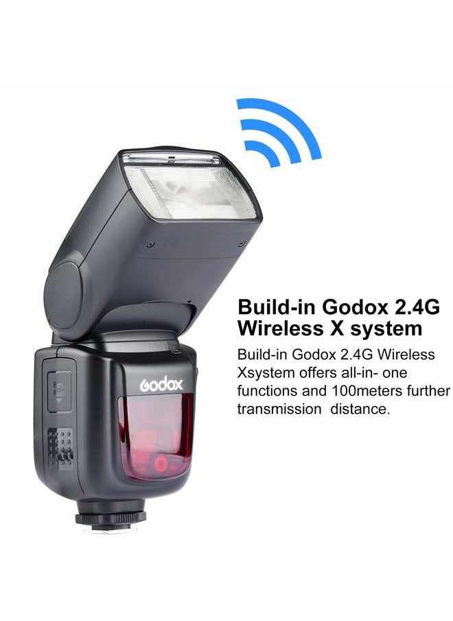 Godox V860II-S Kit HSS 1/8000s GN60 2.4G TTL 1.5s Recycle Time Li-ion Battery Camera Flash Speedlite Light Compatible for Sony Camera & Color Filters & Diffuser (V860II-S)  - Image 3