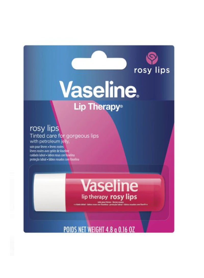 فازلين لعلاج الشفاه بألوان وردية 4.8 جرام